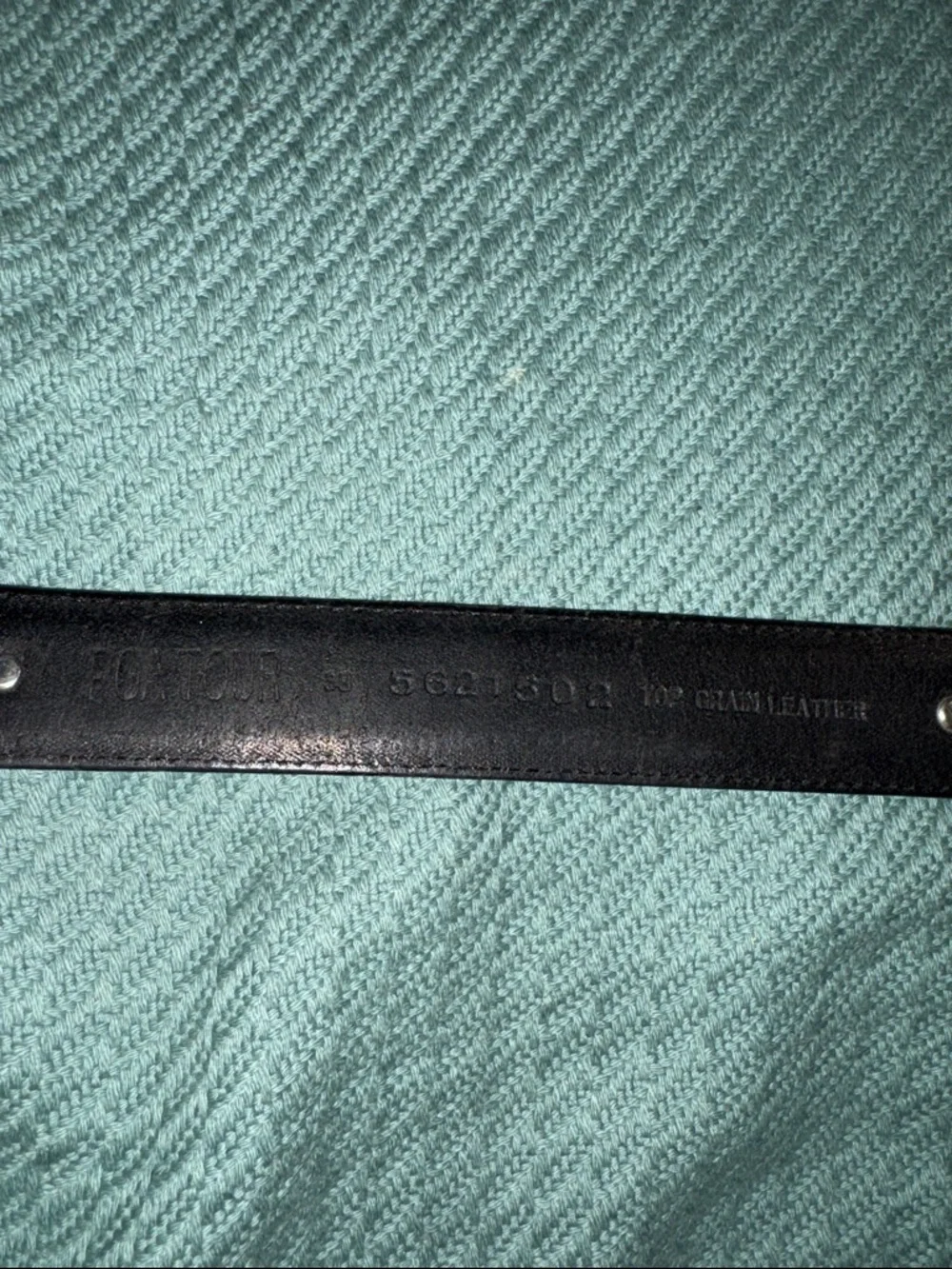 PGA Tour size 38 Black Leather Belt with Silver Tone Buckle and Medallions Golf